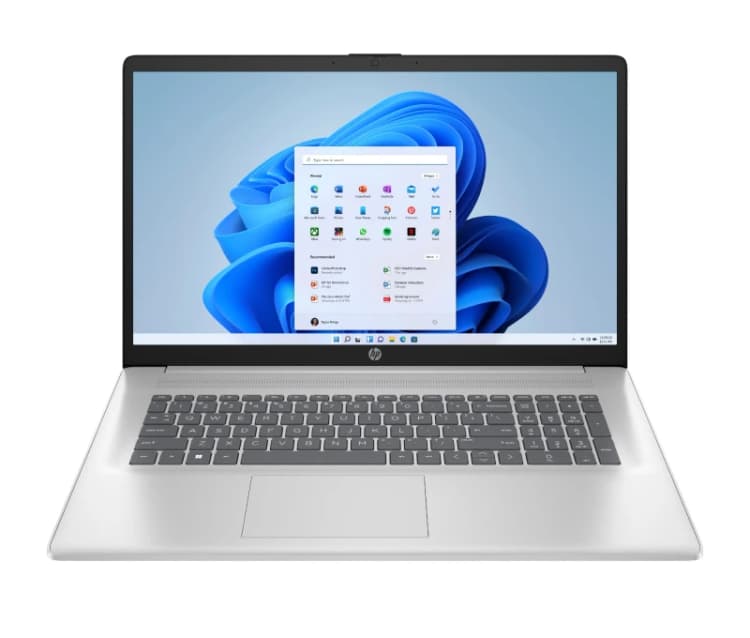 Image of HP 17-cp3004na AMD Ryzen 7 7730U Laptop 43.9cm (17.3") Full HD