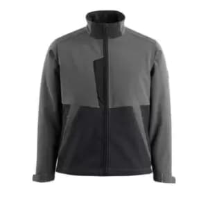 Image of Finley Softshell Jacket Dark Anthracite/Black - Large