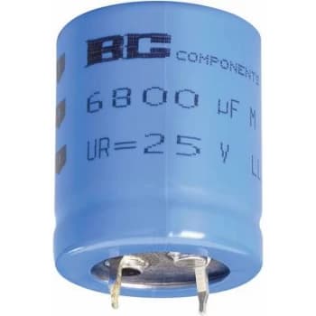 Image of Electrolytic capacitor Snap in 10 mm 3300 uF 63 V