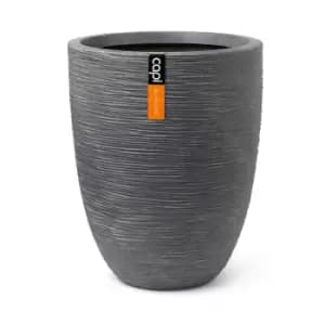 Image of Capi Europe Vase elegant low Waste Rib NL 46x58 terrazzo grey