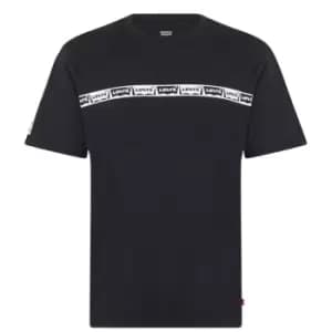 Image of Levis Levis Relaxed Taped T-Shirt Mens - Black