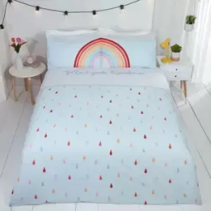 Image of Rapport Home Furnishings Double Follow Your Rainbow Duvet Set Multi