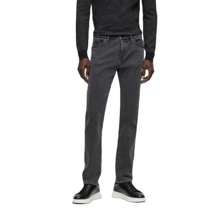 Image of Boss Mens Delaware3-1 Slim Fit Jeans Silver male 34W L