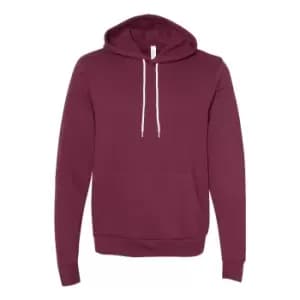 Image of Canvas Unisex Pullover Hooded Sweatshirt / Hoodie (2XL) (Maroon)