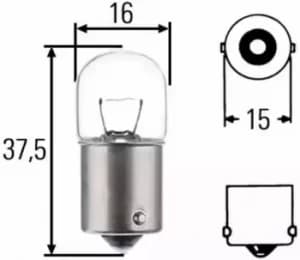 Image of Bulb 8GA002071-121 by Hella
