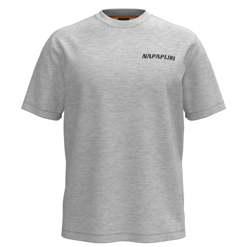 Image of T-Shirt Napapijri S-Sol Gris Male S