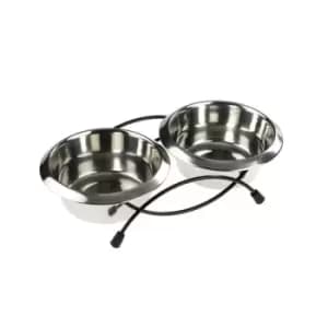 Image of Classic Pet Products Anti-tip Double Feeder - 2 x 470ml