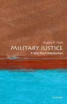 Image of Military Justice by Eugene R Fidell Paperback