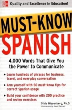 Image of Must-Know Spanish by Gilda Nissenberg Book