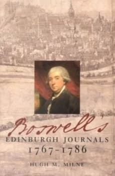 Image of Boswells Edinburgh Journals 1767-1786 by James Boswell Book
