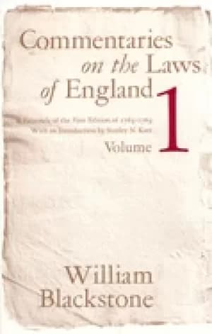 Image of commentaries on the laws of england a facsimile of the first edition of 176