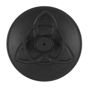 Image of Black Triquetra Terracotta Incense Plate