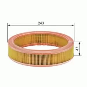Image of Bosch 1457429050 Air Filter Insert S9050