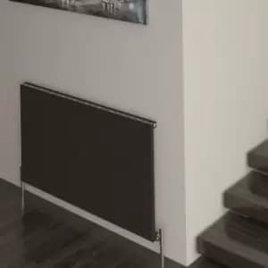 Image of Carisa - Monza Horizontal Single Aluminium Radiator 600x1040 4813 BTUs Textured Black