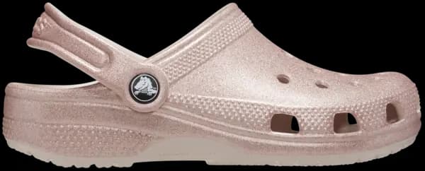 Image of Crocs Kids Toddler Classic Glitter Clogs Quartz Glitter C10