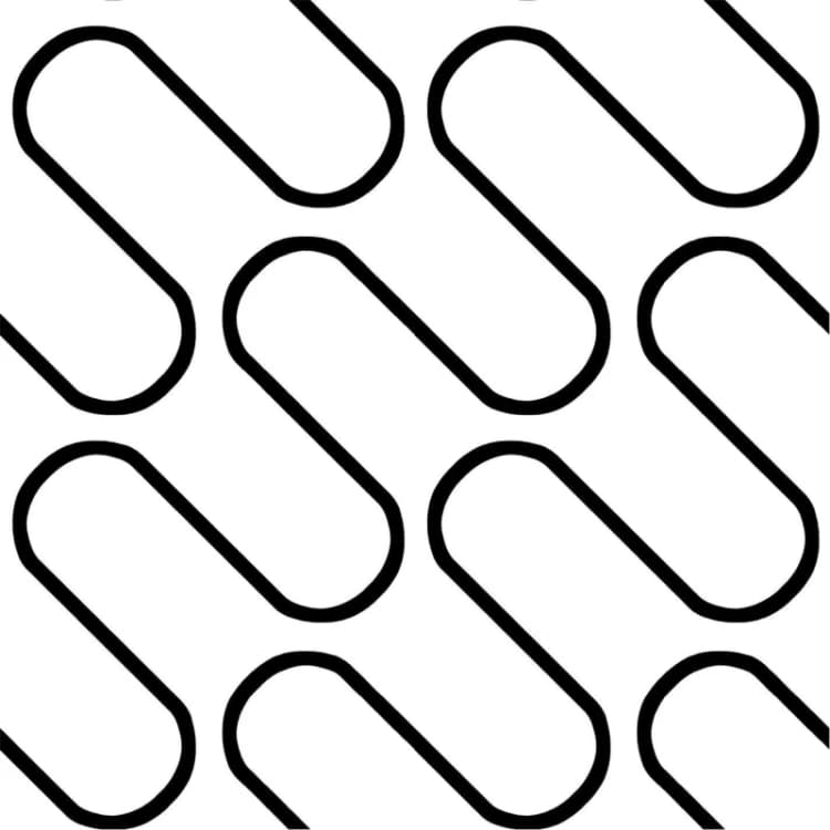 Image of Catherine Lansfield Linear Curve Geometric Wallpaper Black unisex One Size
