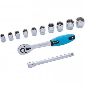 Image of BlueSpot 11 Piece 3/8" Drive Hex Socket Set Metric 3/8"