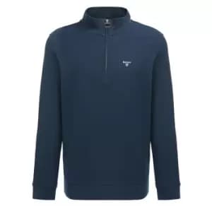 Image of Barbour Mens Birkrigg Half Zip Navy XXL