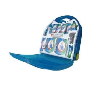Image of Wallace Cameron Mezzo HS3 First Aid Kit Dispenser for 50 Person Blue