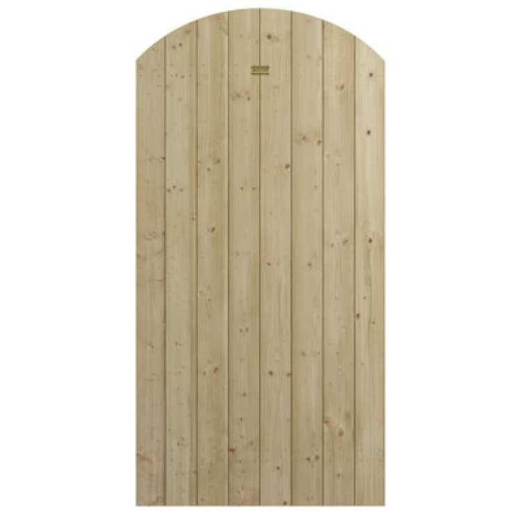 Image of Rowlinson Tongue And Groove Arch Top Wooden Gate TG63GARPT