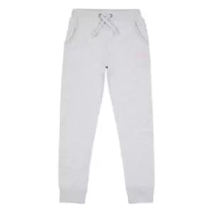 Image of Jack Wills Kids Girls Logo Script Joggers - Grey