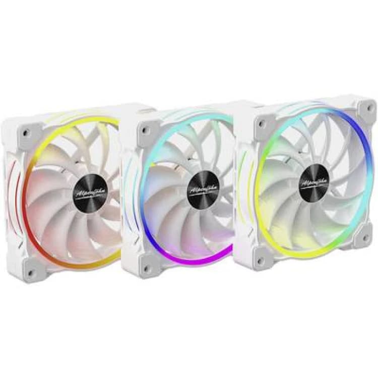 Image of Alpenfohn Alpenfohn Wing Boost 3 White 120mm Addressable RGB High...