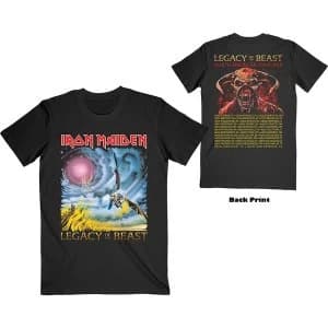 Image of Iron Maiden - The Flight of Icarus Unisex Large T-Shirt - Black