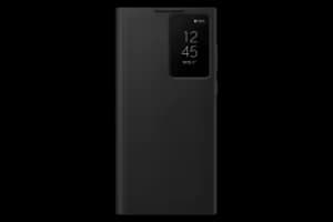 Image of Samsung Galaxy S22 Ultra Smart Clear View Cover in Black (EF-ZS908CBEGEW)