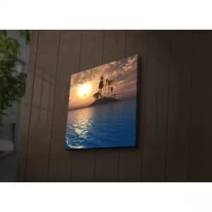 Image of 2828?ACT-49 Multicolor Decorative LED Lighted Canvas Painting