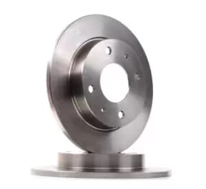 Image of KRAFT Brake disc Rear Axle 6051488 Brake rotor,Brake discs MITSUBISHI,SMART,COLT VI (Z3_A, Z2_A),COLT CZC Cabriolet (RG),FORFOUR (454)