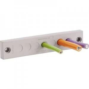 Image of Icotek KEL DPZ E 11221 Cable grommet Terminal max. 6.5mm Polyamide Elastomer Grey
