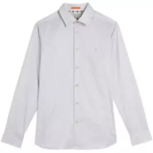 Image of Ted Baker Burito Ls Classic Shirt - White