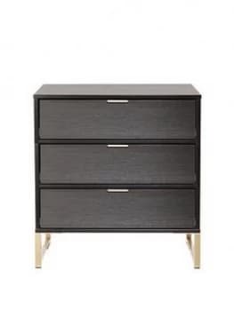 Image of Swift Diego Ready Assembled 3 Drawer Chest
