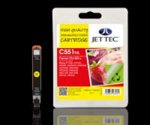 Image of Jet Tec Canon CLI551XL Yellow Ink Cartridge
