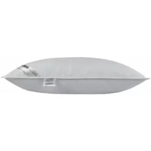 Image of Goose Feather & Down Lavender Pillow with Dried Lavender Insert Extra Fill - White - Homescapes