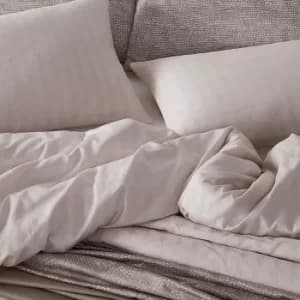 Image of Himeya True Square Super Kingsize Duvet Cover, White Sands