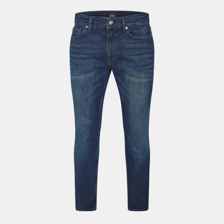 Image of Boss Straight Leg Delaware Jeans - Blue Blue 38 R