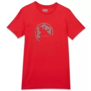 Image of Star Wars Vader No Mercy Mens T-Shirt - Red - L