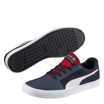 Image of Puma Red Bull Racing Wings Vulcanised Trainers - Eclipse/Red