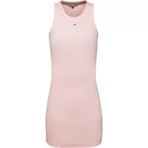 Image of Tommy Jeans Tjw Essential Rib Tank Bodycon - Pink