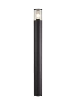 Image of 90cm Bollard Post Lamp 1 x E27, IP54, Anthracite, Clear