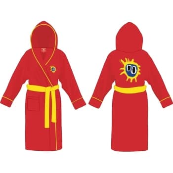 Image of Primal Scream - Screamadelica Unisex Medium - Large Bathrobe - Red