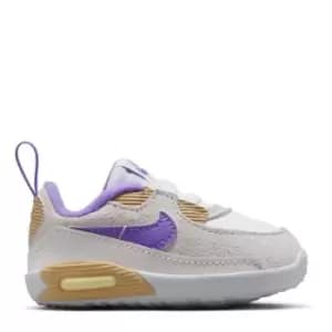 Image of Nike Max 90 Crib Baby Bootie - White