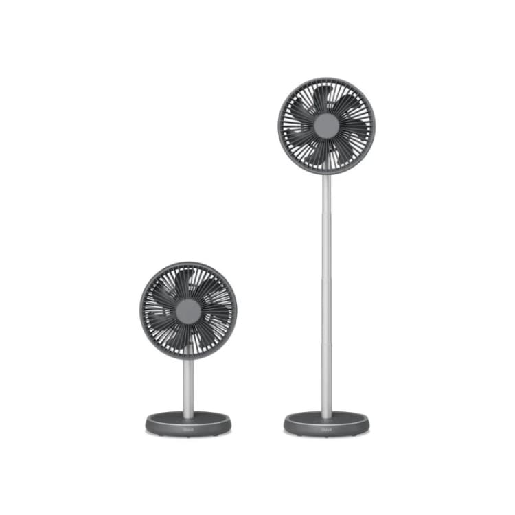 Image of Duux Rize Portable Fan with Rechargeable Battery in Charcoal Charcoal Unisex