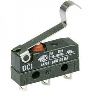 Image of Cherry Switches Microswitch DC1C A1SC 250 V AC 6 A 1 x OnOn IP67 momentary