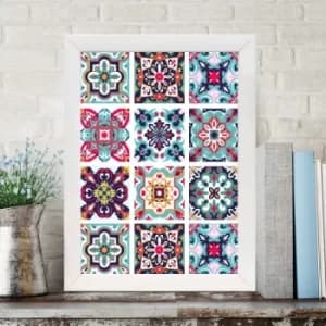 Image of BC487627339 Multicolor Decorative Framed MDF Painting