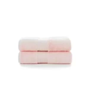 Image of Deyongs Bliss Pima 2 Pack Bath Towel - Pink