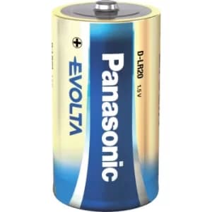 Image of LR20EGE/2BP Evolta D Alkaline Batteries (Pack-2)