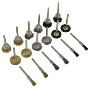 Image of Sealey RTA18WB Rotary Tool Brush Set 18pc