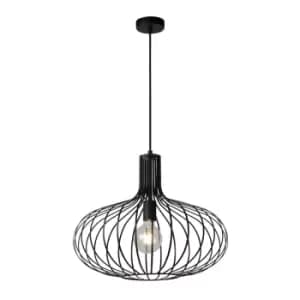 Image of Manuela Vintage Pendant Light - Ø50cm - 1xE27 - Black